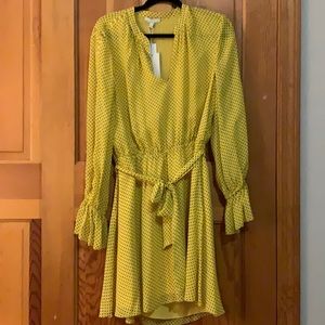 NWT Joie Silk Yellow dress